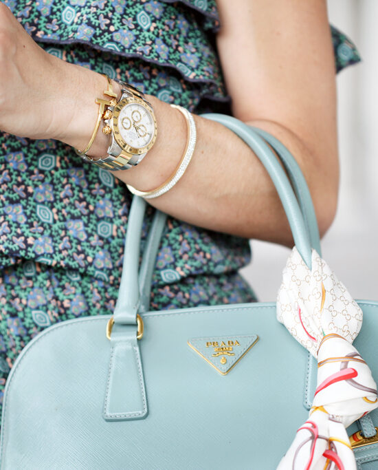 Blame-it-on-Mei-Miami-Fashion-Blogger-2016-Spring-Outfit-Look-Floral-Jumpsuit-Blue-Prada-Floppy-Hat-Stecy-Sandals-Rolex-Tiffany-T-Wire-Bracelet-Gucci-Handkerchief