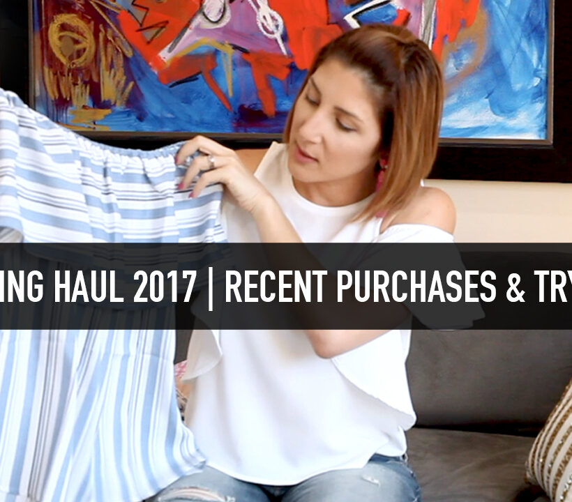 Blame it on Mei @blameitonmei Spring Haul 2017 Video Stripes Off the Shoulder Gingham