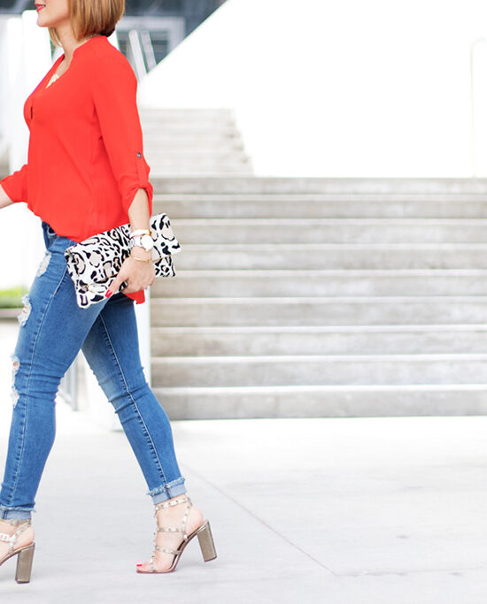 Blame it on Mei, @blameitonmei, Miami Fashion Blogger, Summer Look, Clare V Pink Leopard,