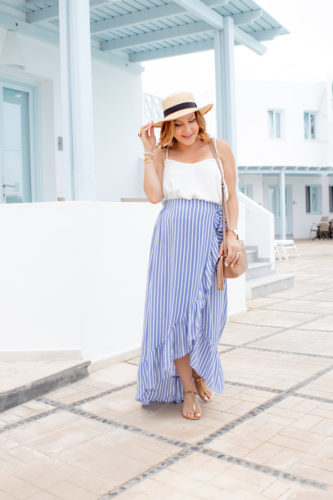 Blame it on Mei, @blameitonmei, Miami Fashion Travel Blogger, Waterfall Ruffle Skirt, Maternity Travel Look