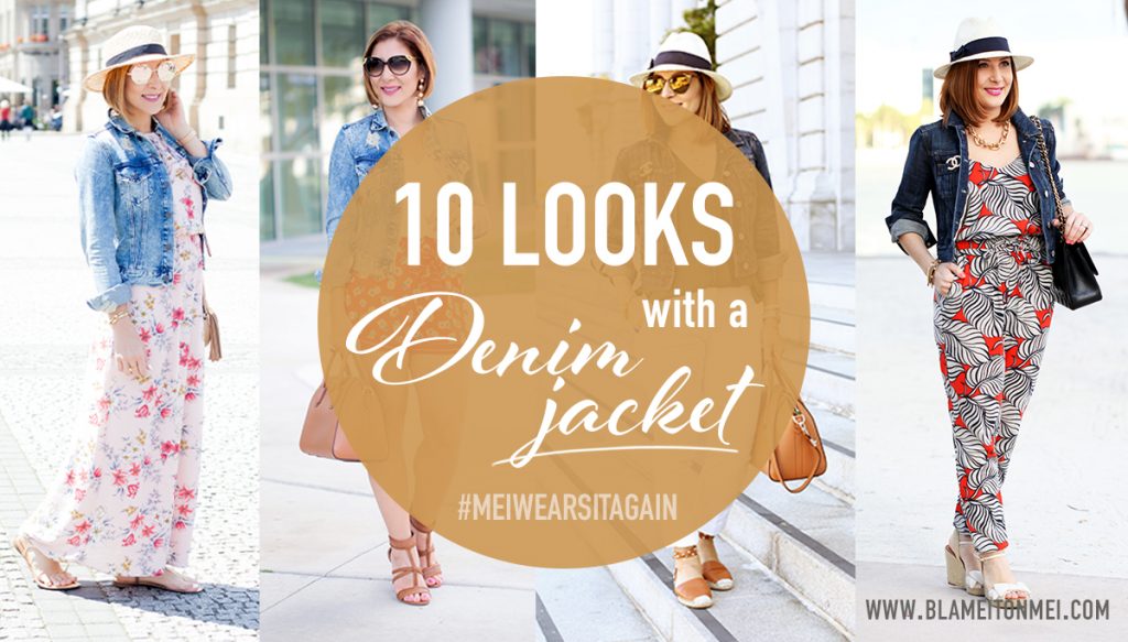 Blame it on Mei, @blameitonmei, 10 ways to wear a denim jacket