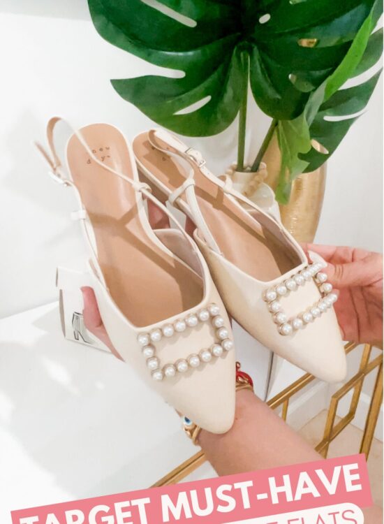 Blame it on Mei, Miami Fashion Blogger, Mei Jorge, Target find, slingback ballet flats with pearls