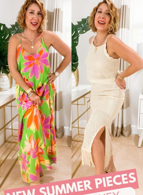 Blame it on Mei, Miami Fashion Blogger, Mei Jorge, @blameitonmei, colorful summer maxi dress, fringe knit set JCPenney.png