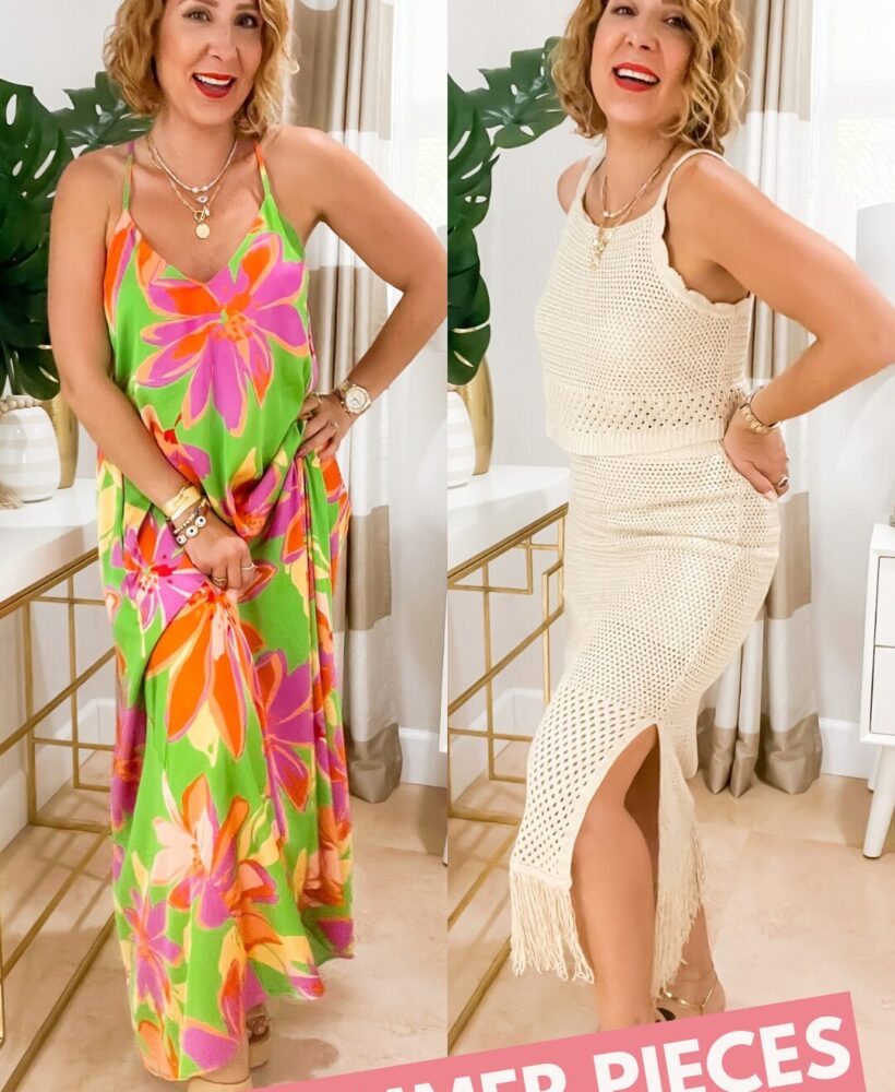 Blame it on Mei, Miami Fashion Blogger, Mei Jorge, @blameitonmei, colorful summer maxi dress, fringe knit set JCPenney.png